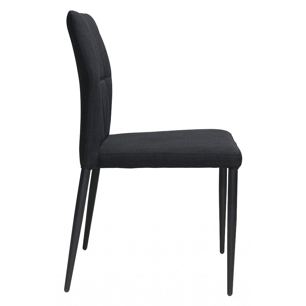 Revolution Dining Chair (Set of 4) Black Black. Picture 2