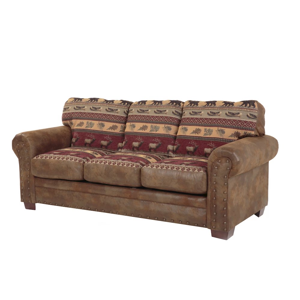Sofa, Brown. Picture 1