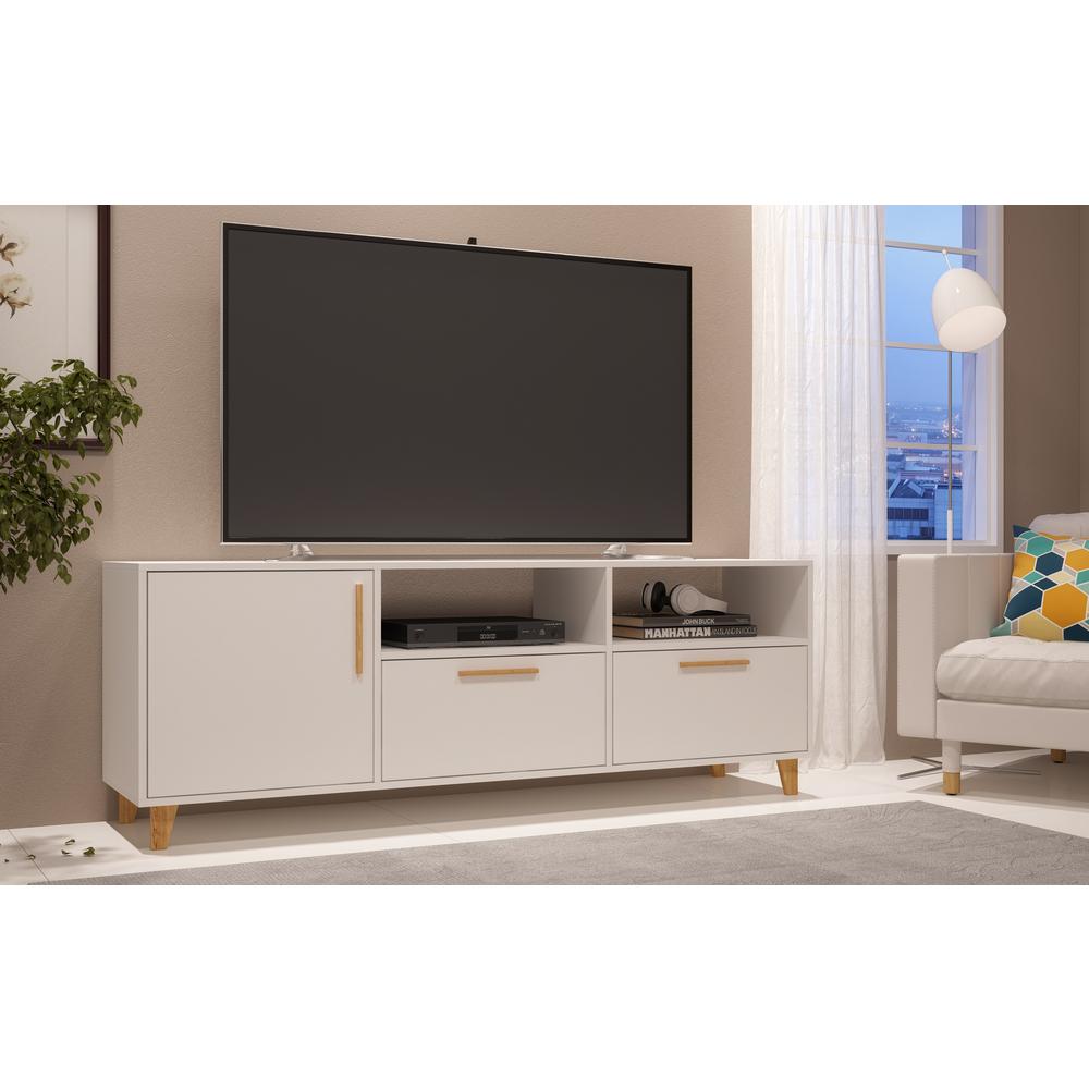 Herald 53.15" TV Stand in White. Picture 2