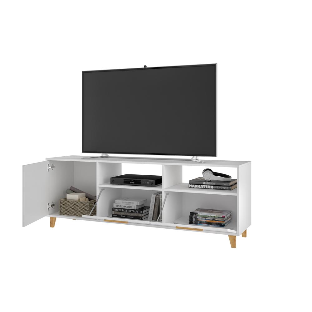 Herald 53.15" TV Stand in White. Picture 4