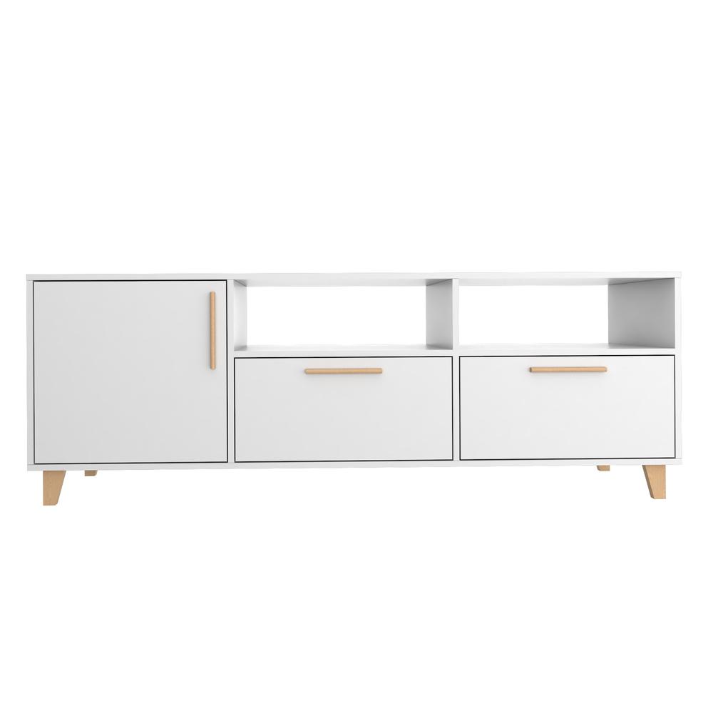 Herald 53.15" TV Stand in White. Picture 5