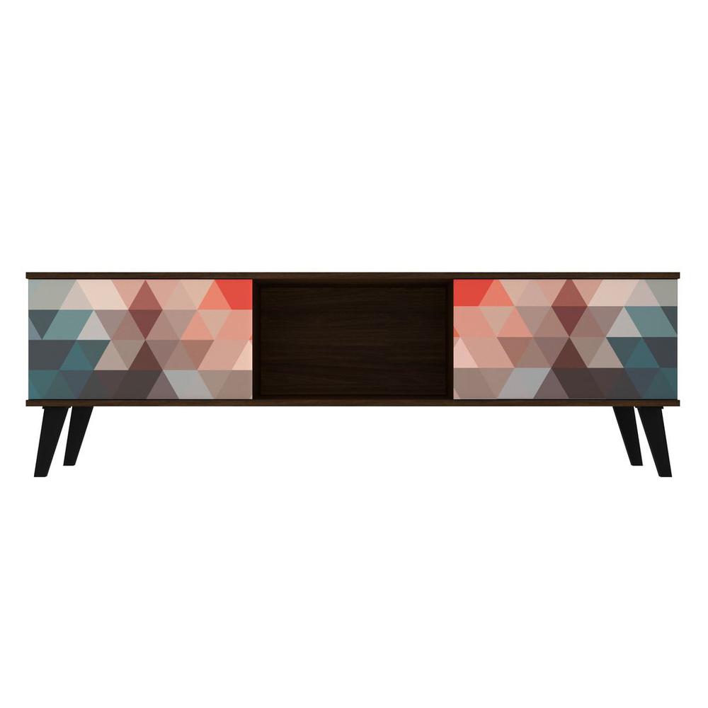 Doyers 62.20 TV Stand in Multi Color Red and Blue. The main picture.