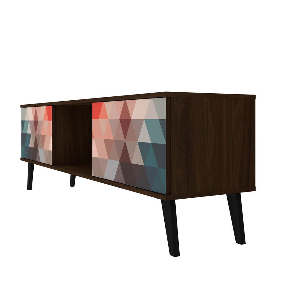 Doyers 62.20 TV Stand in Multi Color Red and Blue. Picture 5