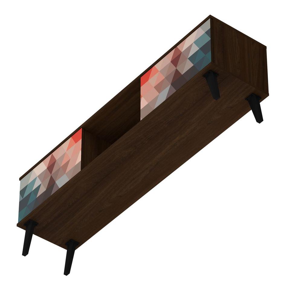 Doyers 62.20 TV Stand in Multi Color Red and Blue. Picture 7