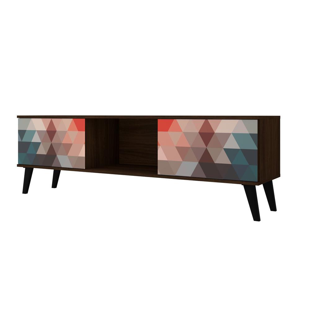 Doyers 62.20 TV Stand in Multi Color Red and Blue. Picture 9