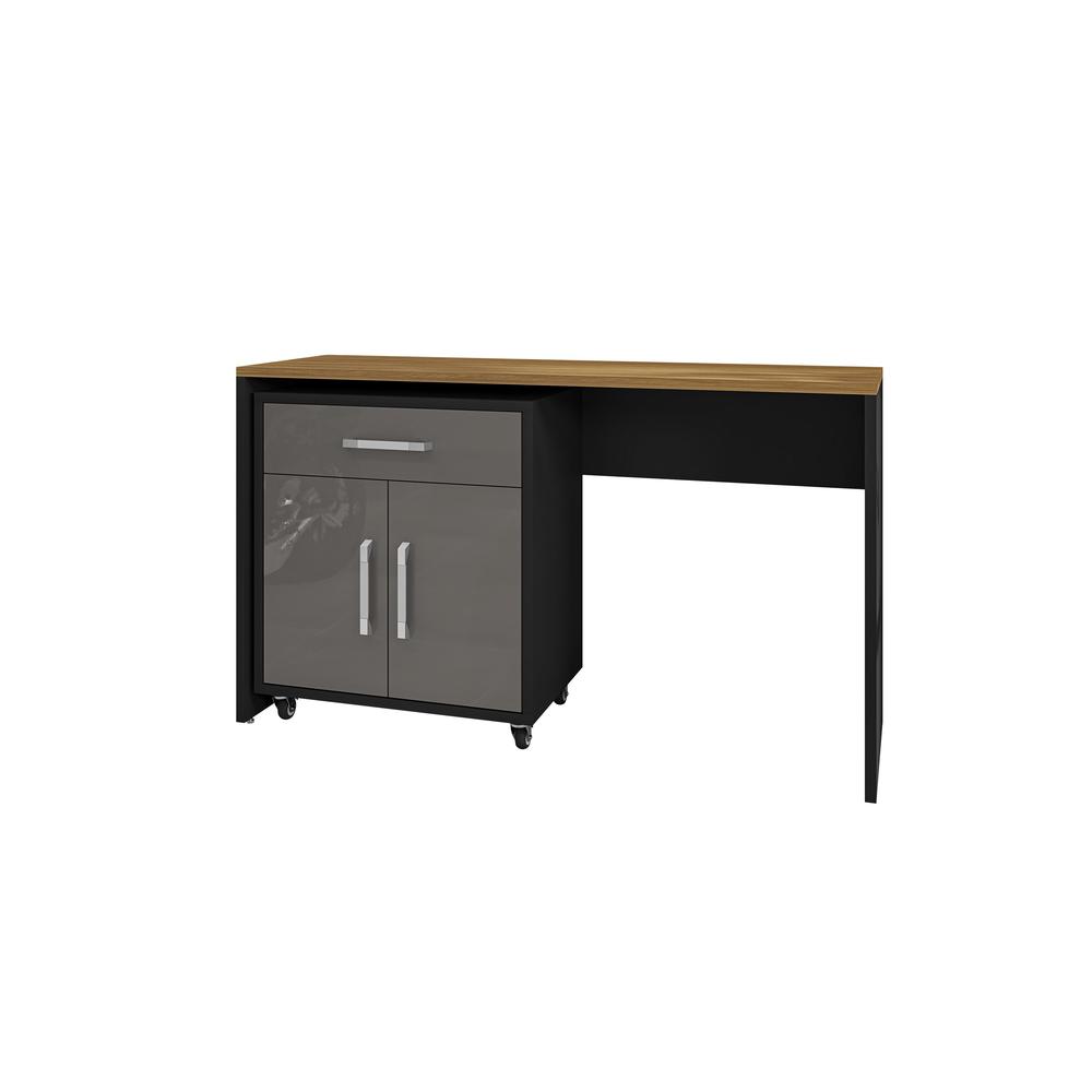 Eiffel Garage Work Station Set of 2 in Matte Black and Grey. The main picture.