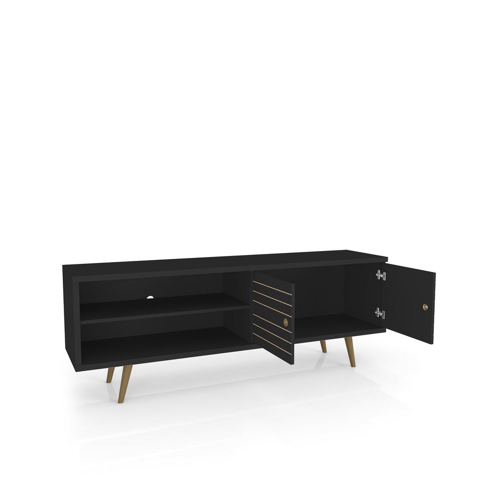 Liberty TV Stand 62.99 in Black. Picture 4