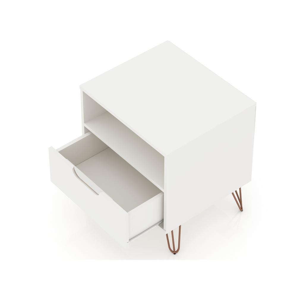Rockefeller Nightstand 1.0 - Set of 2 in White. Picture 6