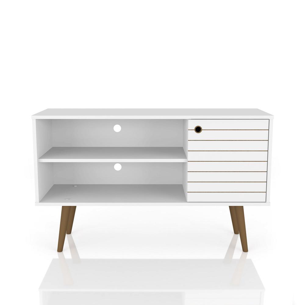 Liberty TV Stand 42.52 in White. The main picture.