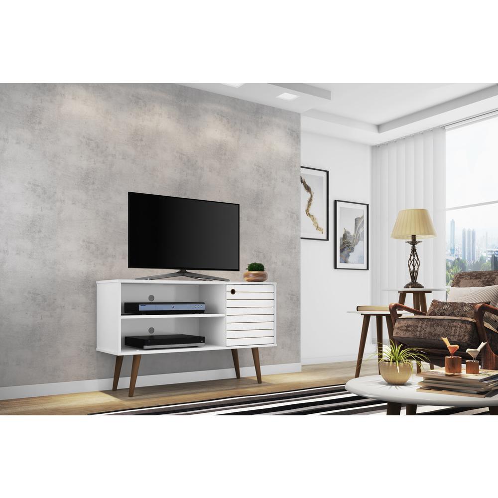 Liberty TV Stand 42.52 in White. Picture 2