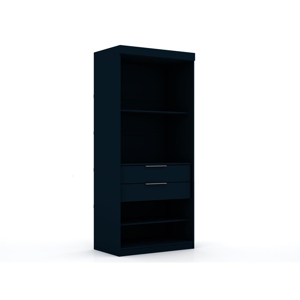 Mulberry 2.0 Sectional Wardrobe Closet in Tatiana Midnight Blue. Picture 6