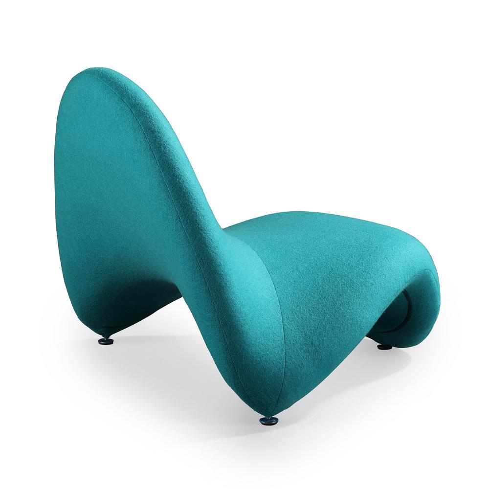MoMa Accent Chair in Teal (Set of 2). Picture 5