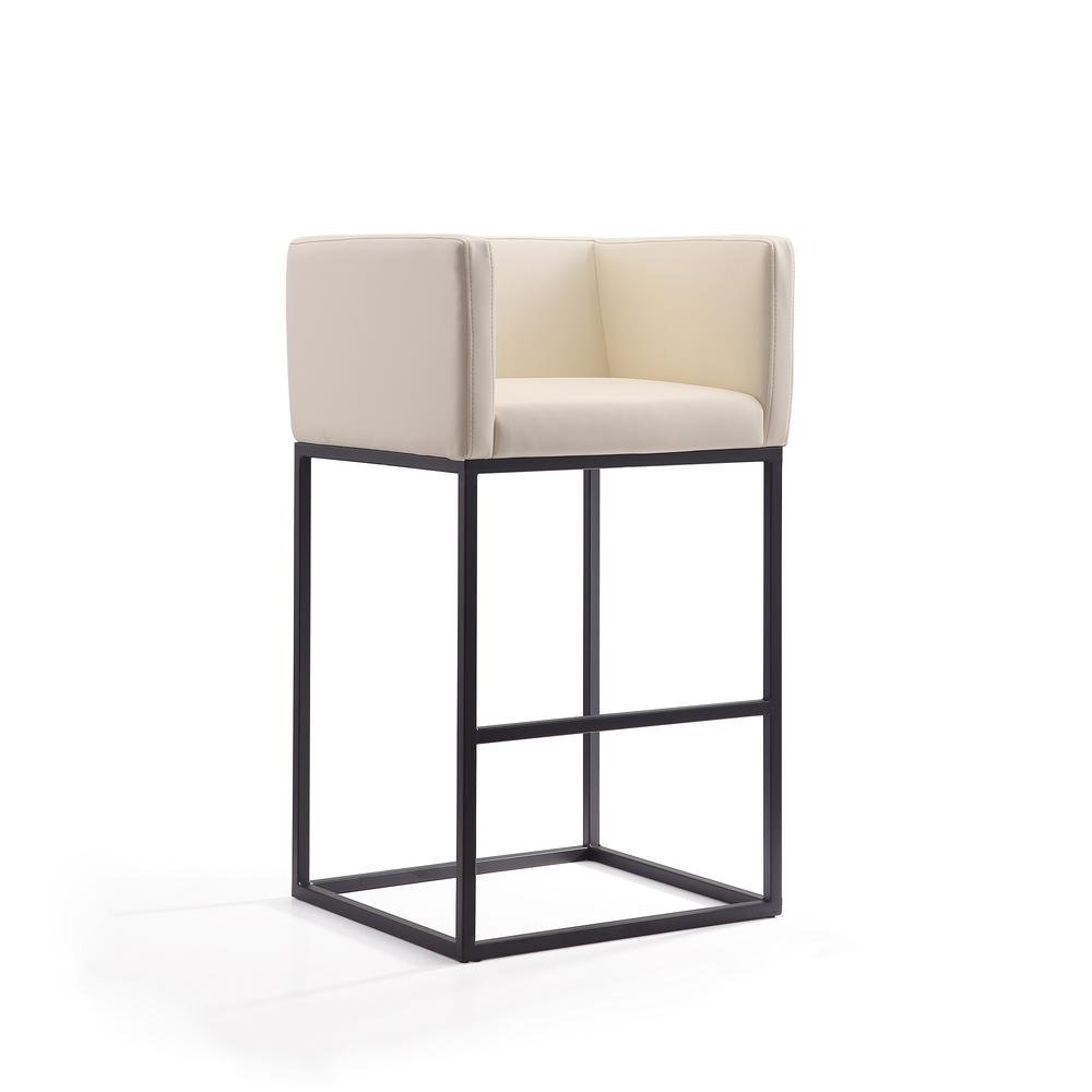 Embassy Barstool in Cream and Black (Set of 2). Picture 3