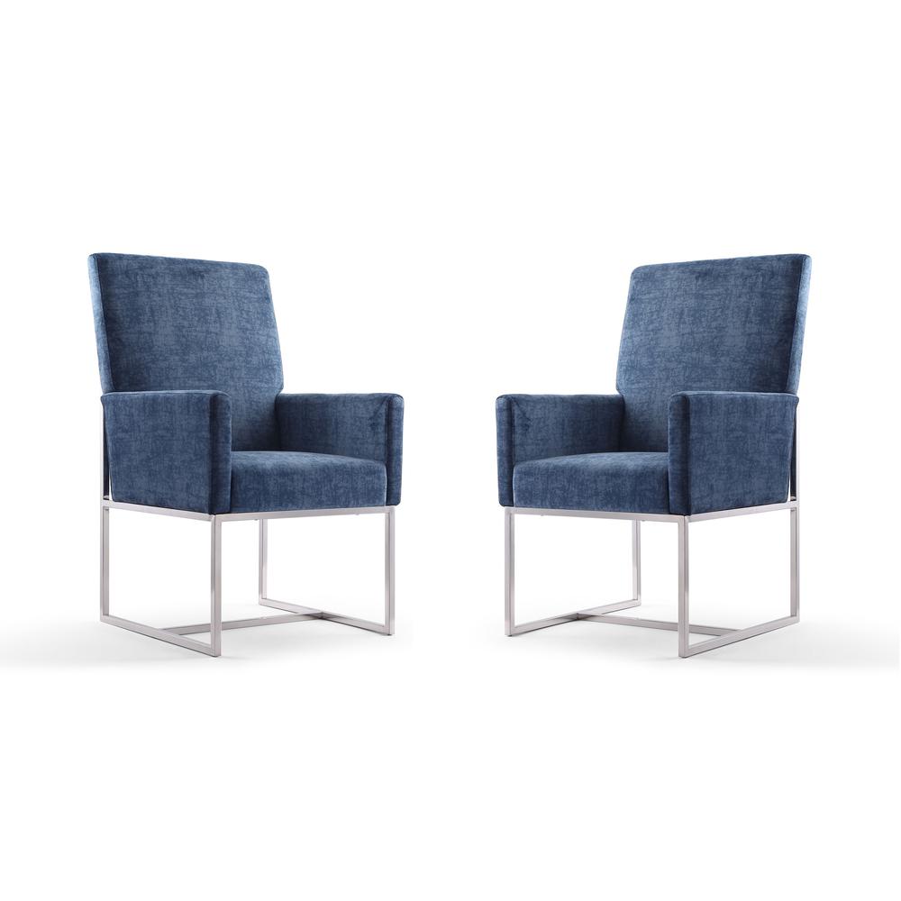 Element Dining Armchair in Blue (Set of 2). The main picture.
