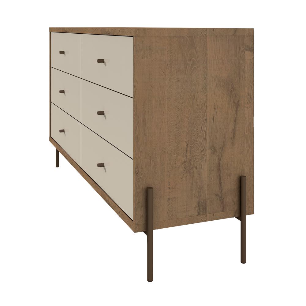 Joy 59" Double Dresser in Off White. Picture 6
