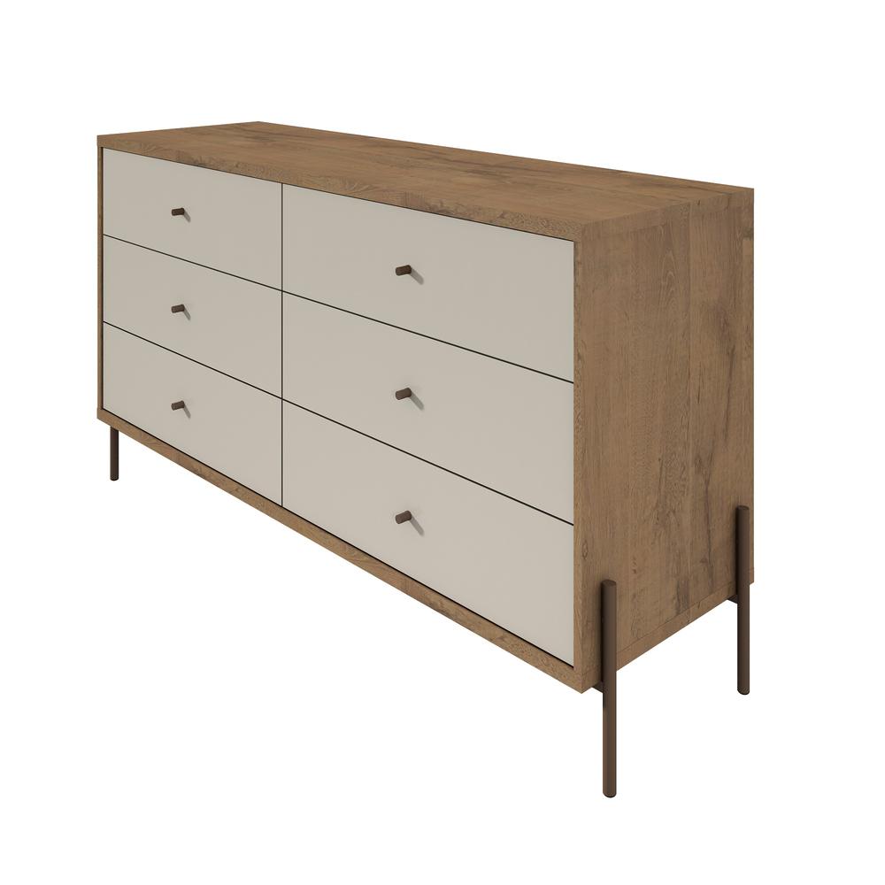 Joy 59" Double Dresser in Off White. Picture 8