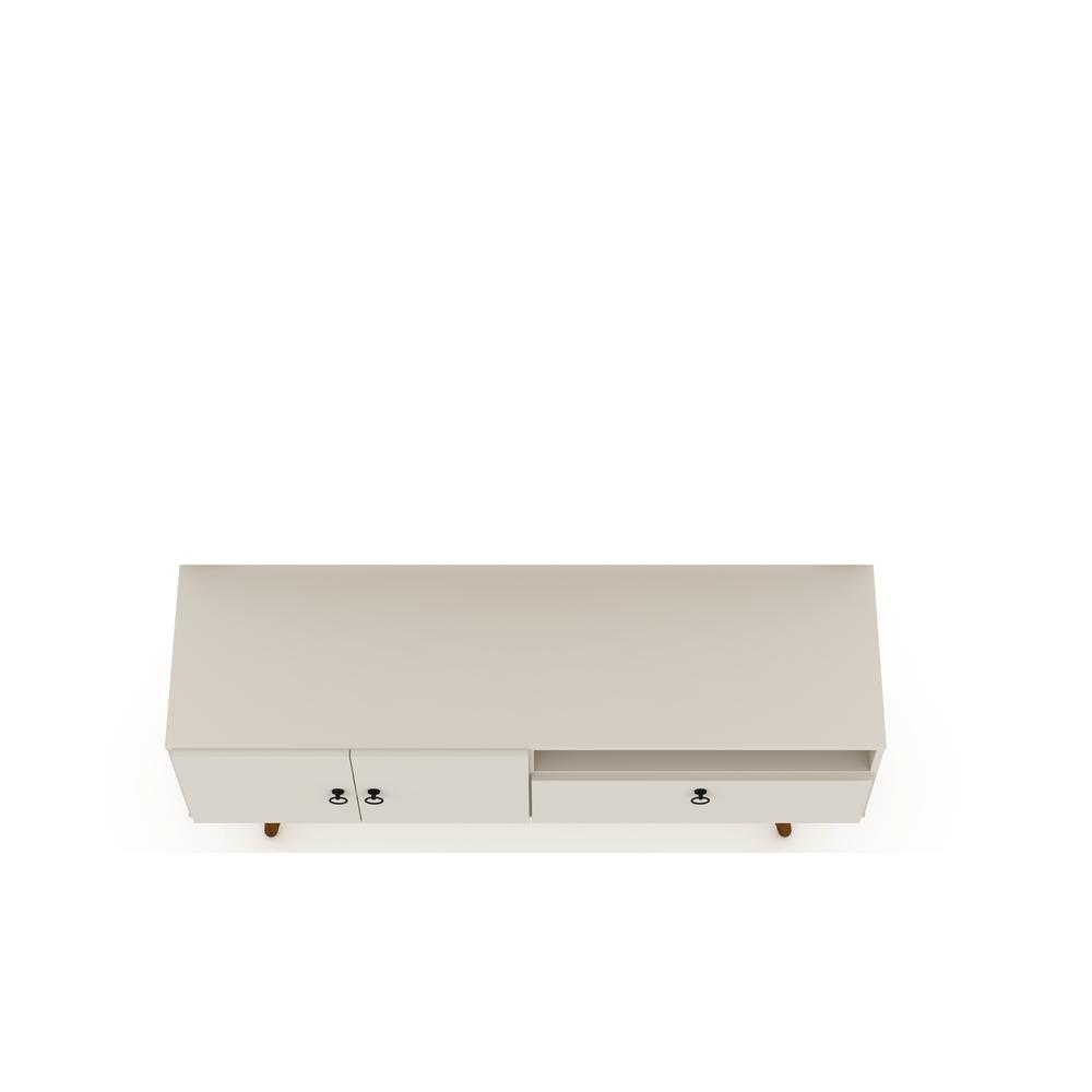 Tribeca 53.94 TV Stand in Off White. Picture 9