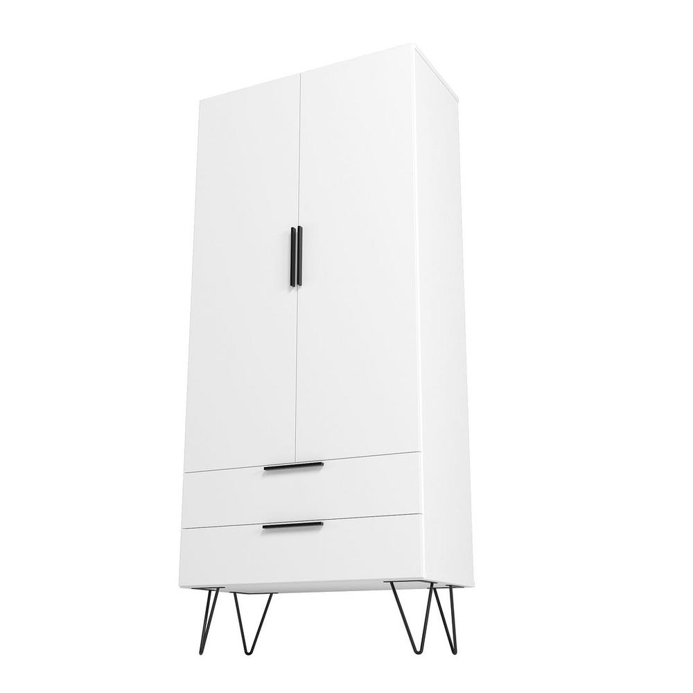 Beekman 67.32 Tall Cabinet with 6 Shelves in White. Picture 6