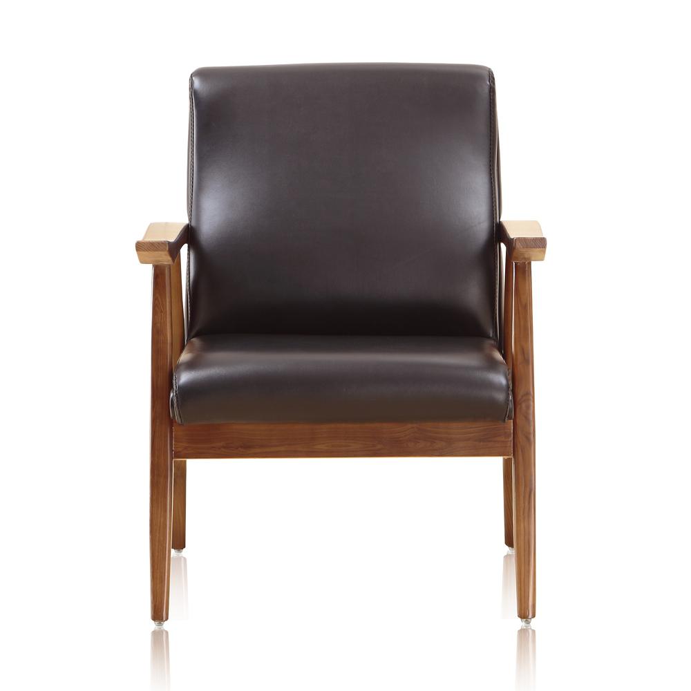 Arch Duke Accent Chair in Black and Amber. Picture 5