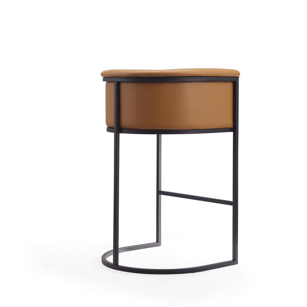 Cosmopolitan Barstool in Camel and Black. Picture 6
