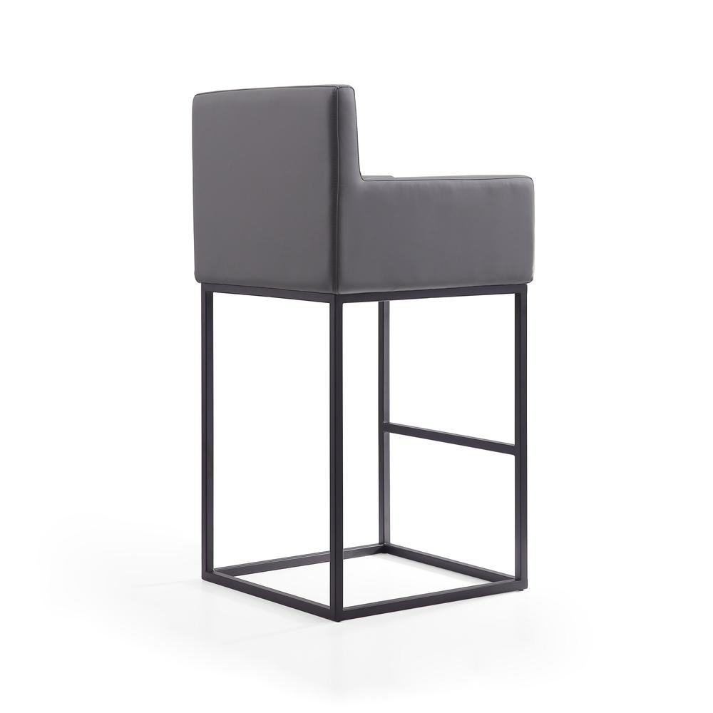 Ambassador Barstool in Grey and Black. Picture 6