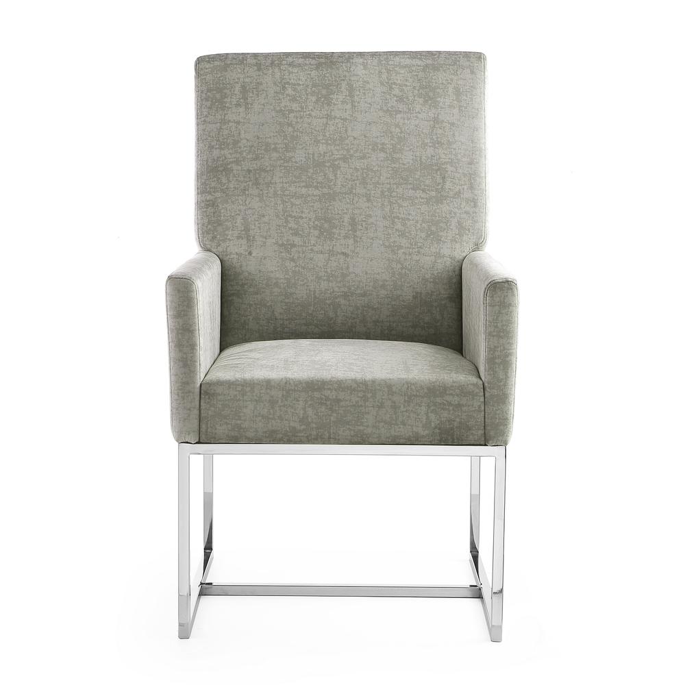 Element Dining Armchair in Steel. Picture 4