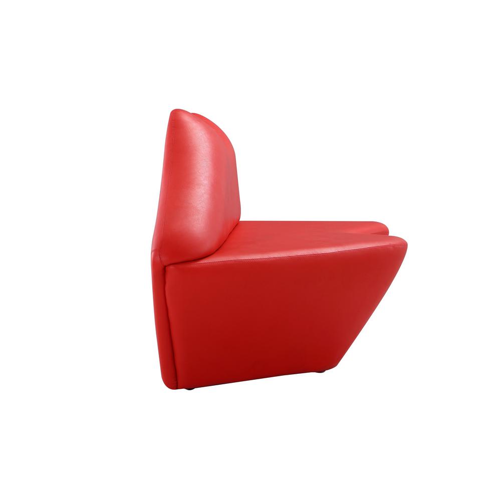Kiss Loveseat in Red. Picture 4