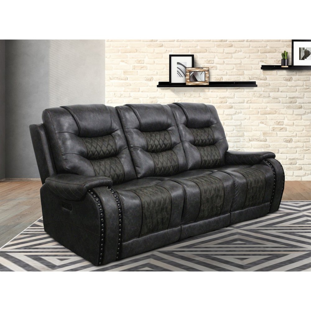 Parker Living Outlaw - Stallion Power Reclining Sofa with Drop Down Console. Picture 2