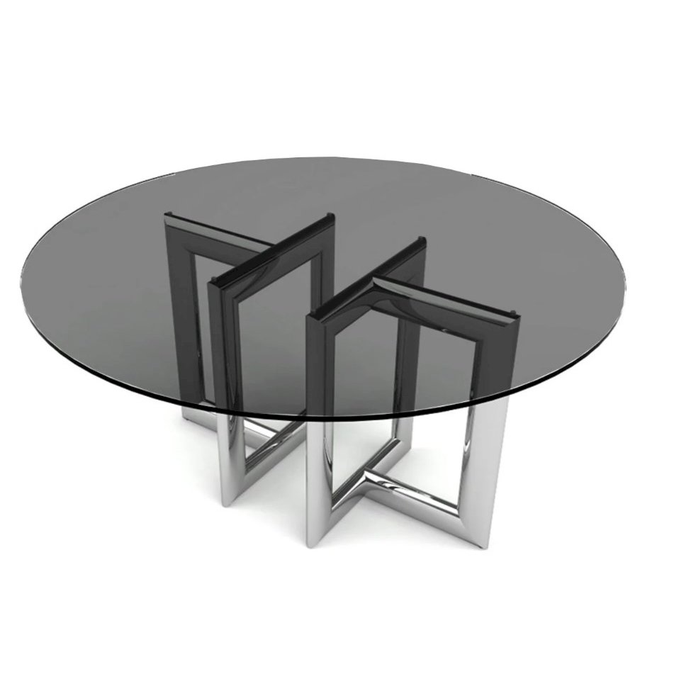 Laina Round Dining Table. Picture 1
