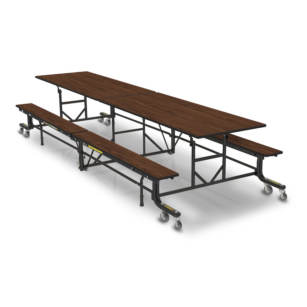 Folding Bench Cafeteria Table. Picture 1