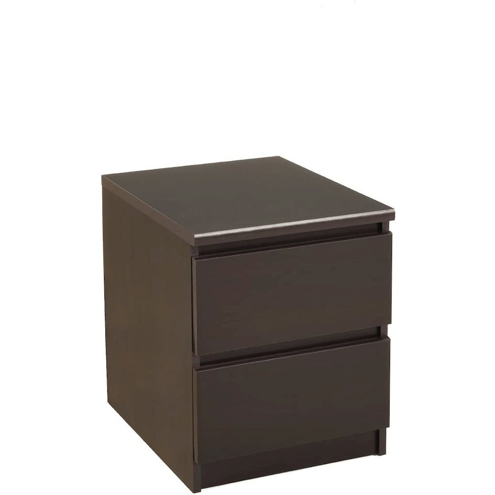 Scottsdale 2 Drawer Nightstand, Coffee. Picture 1