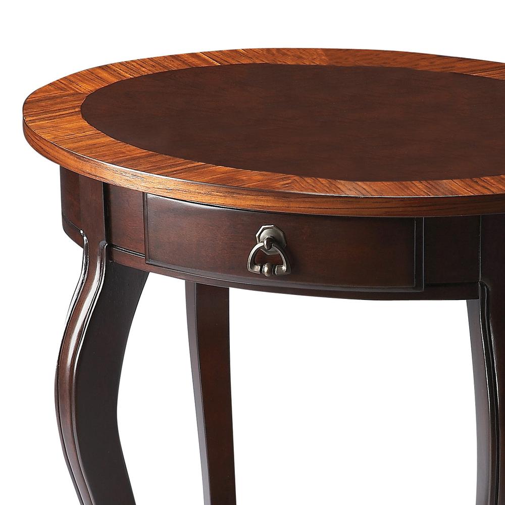 Company Jeanette Nouveau Oval Side Table, Dark Brown. Picture 3