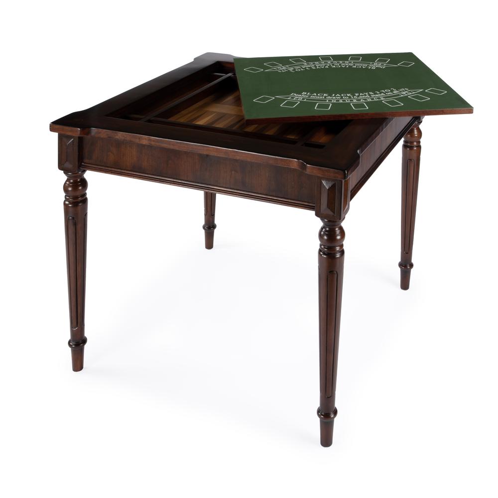 Company Vincent Multi-Game Card Table, Dark Brown. Picture 4