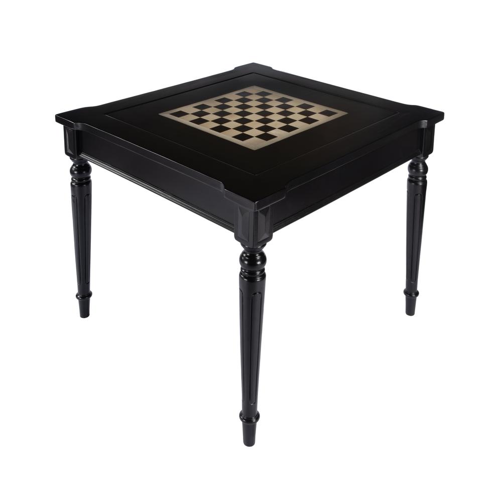 Company Vincent Multi-Game Card Table, Black. Picture 4