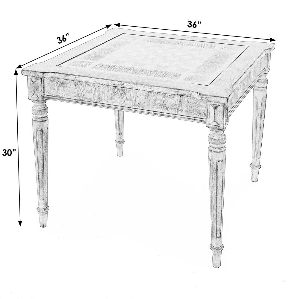 Company Vincent Multi-Game Card Table, Gray. Picture 8