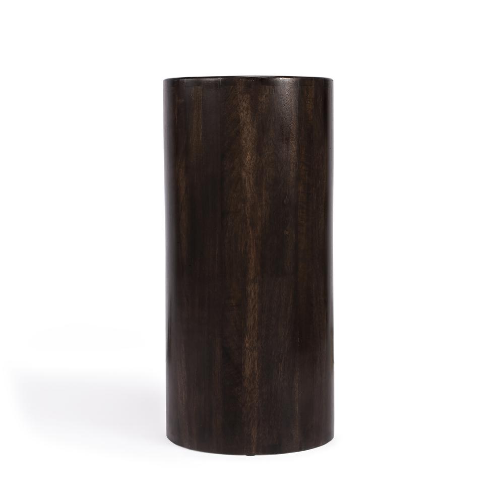 Company Liam Wood End Table with Storage, Dark Brown. Picture 8