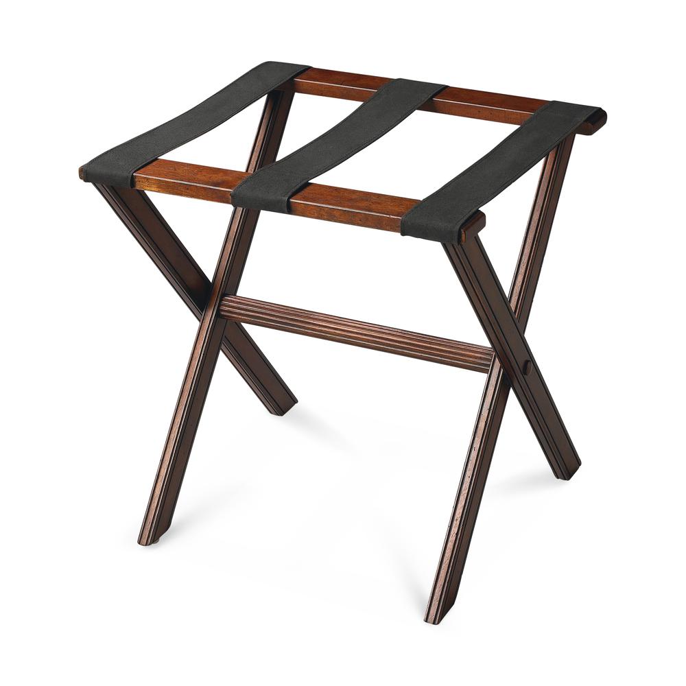 Company Anthony Luggage Rack, Dark Brown. Picture 1