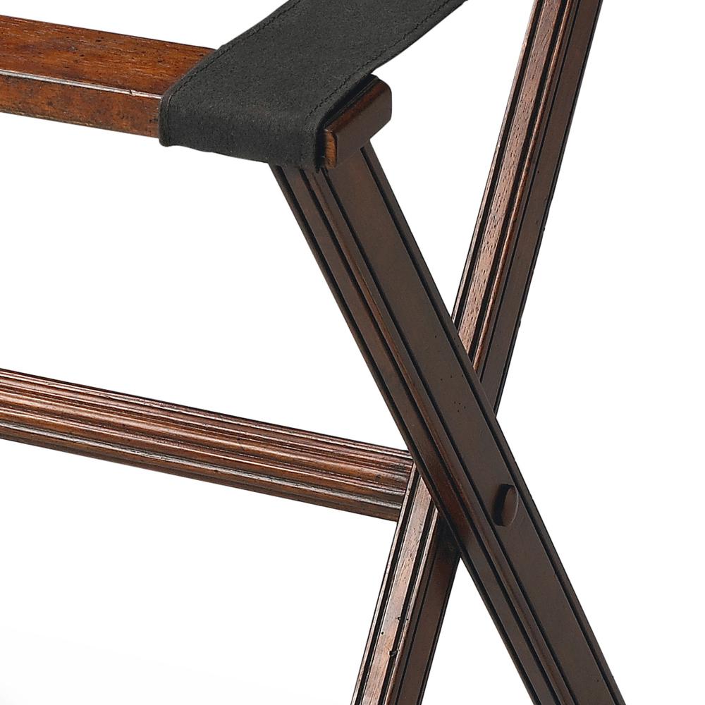 Company Anthony Luggage Rack, Dark Brown. Picture 2
