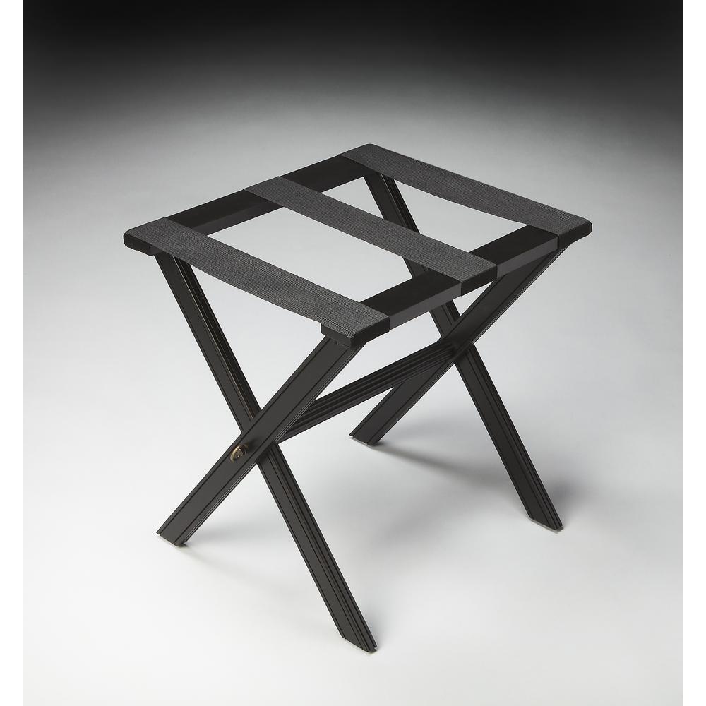 Company Anthony Luggage Rack, Black. Picture 3