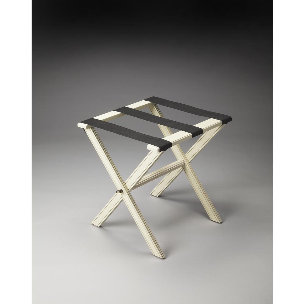 Company Anthony  Luggage Rack, White. Picture 3