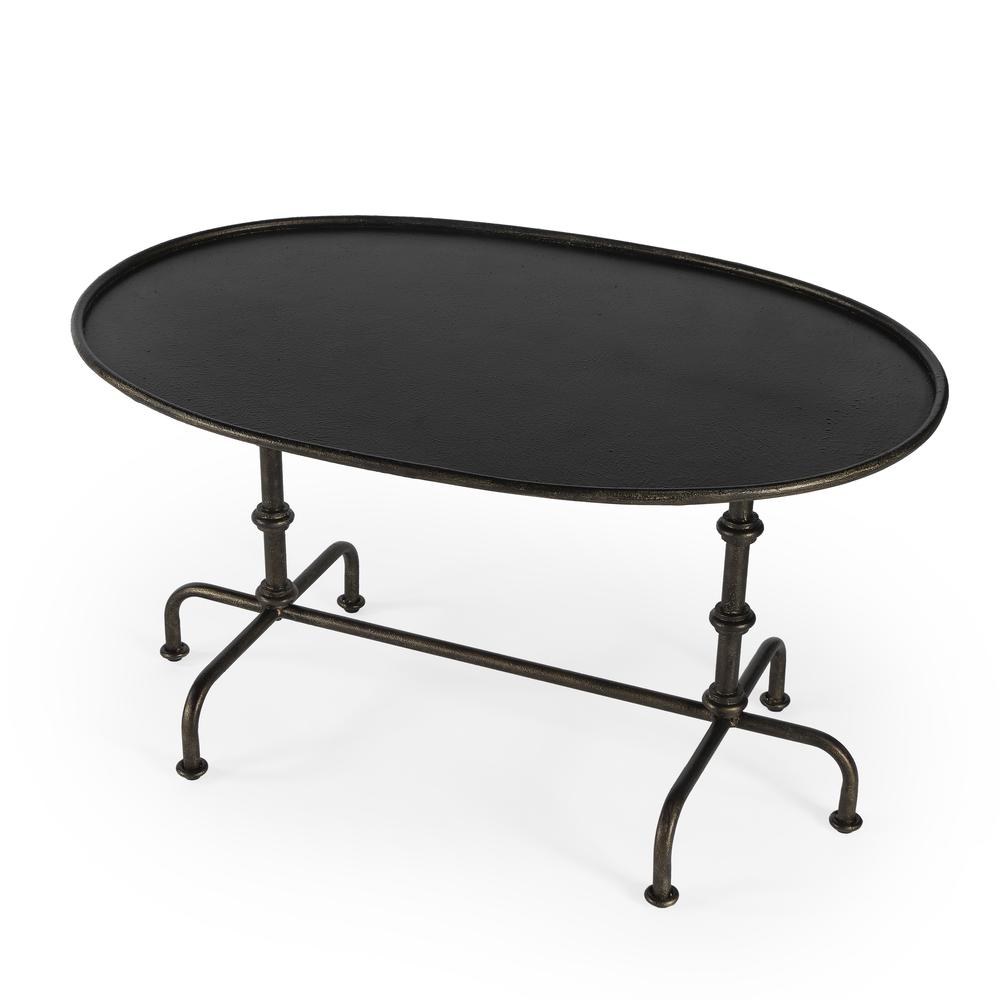 Company Kira Metal Coffee Table, Silver. Picture 1