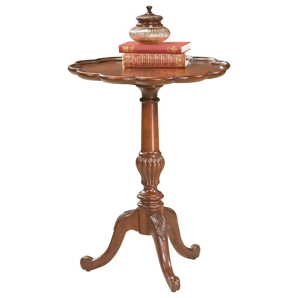 Dansby Cherry Pedestal Table. Picture 3