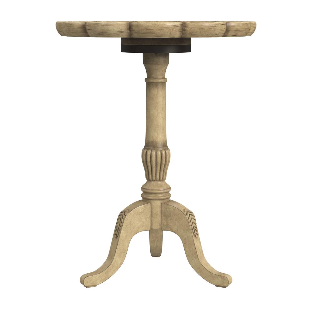 Company Dansby Pedestal Side Table, Beige. Picture 3