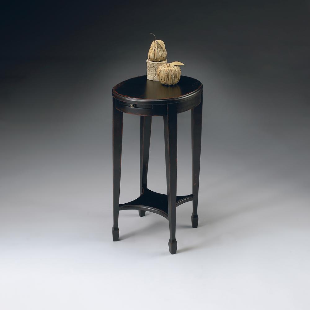 Company Arielle Plum Side Table, Black. Picture 2