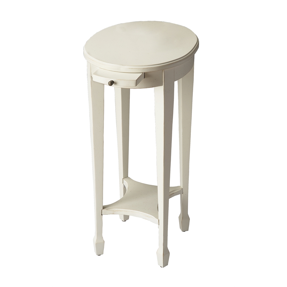 Arielle Cottage White Accent Table, Cottage White. Picture 1