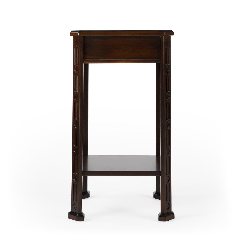 Company Moyer Side Table with Storage, Dark Brown. Picture 7