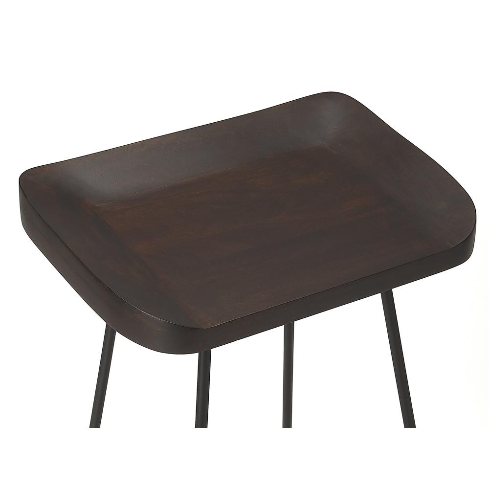 Company Alton Backless Coffee  25.5" Counter Stool, Dark Brown. Picture 3