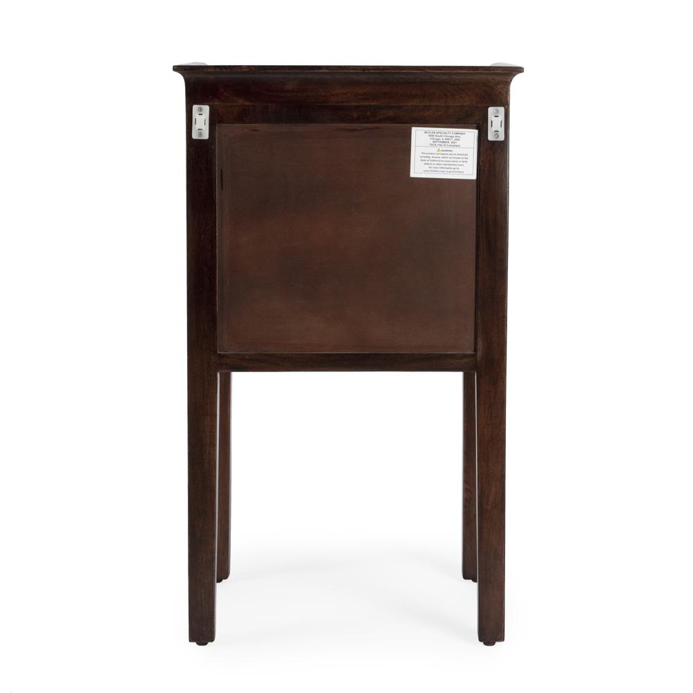 Company Gabriel Solid Wood Side Table, Dark Brown. Picture 4