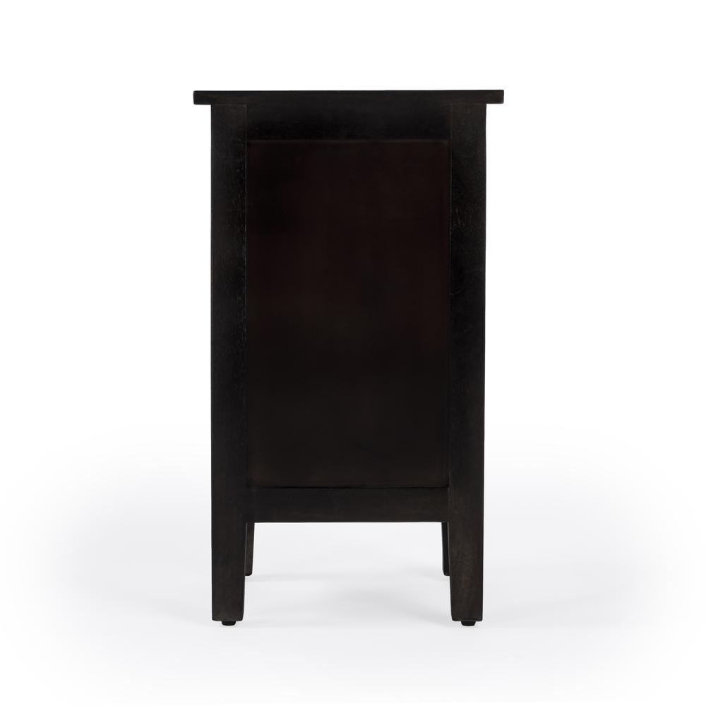 Company Switra 1 door 1 drawer End Table, Dark Brown. Picture 7