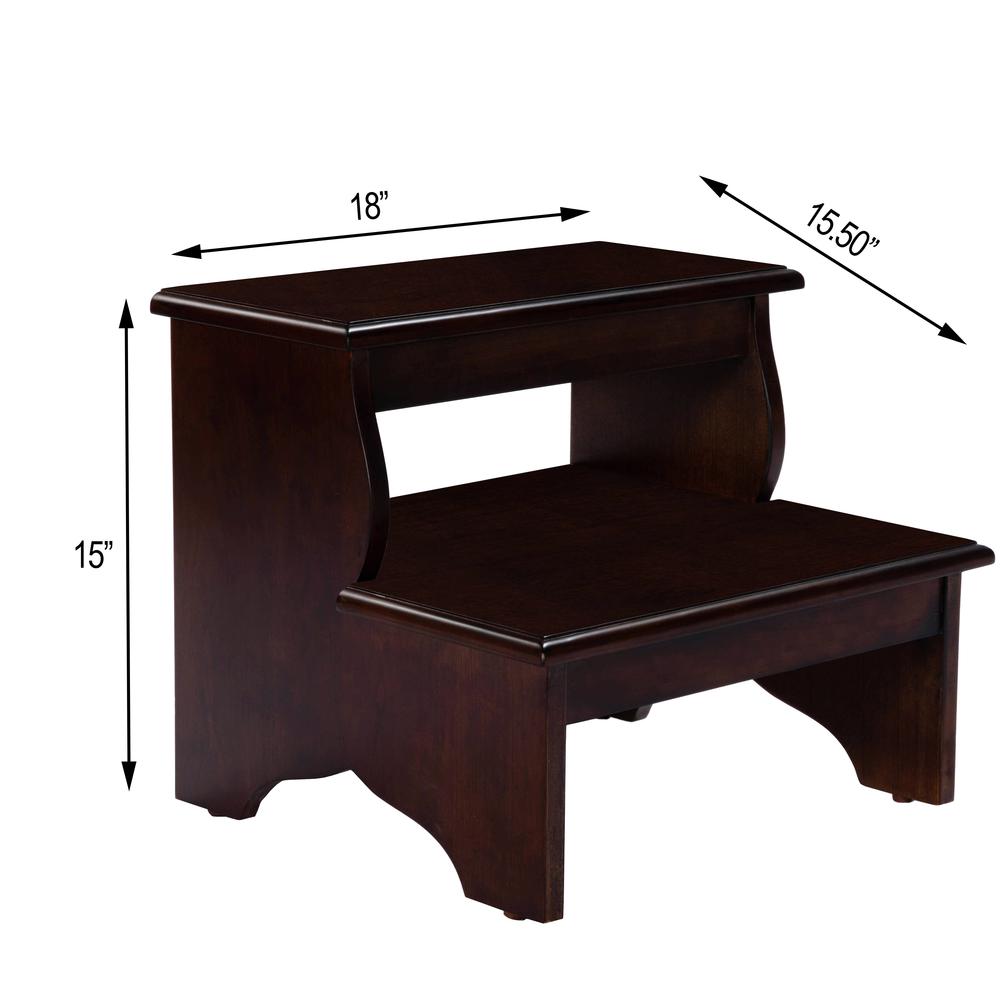 Company Melrose Step Stool, Dark Brown. Picture 9